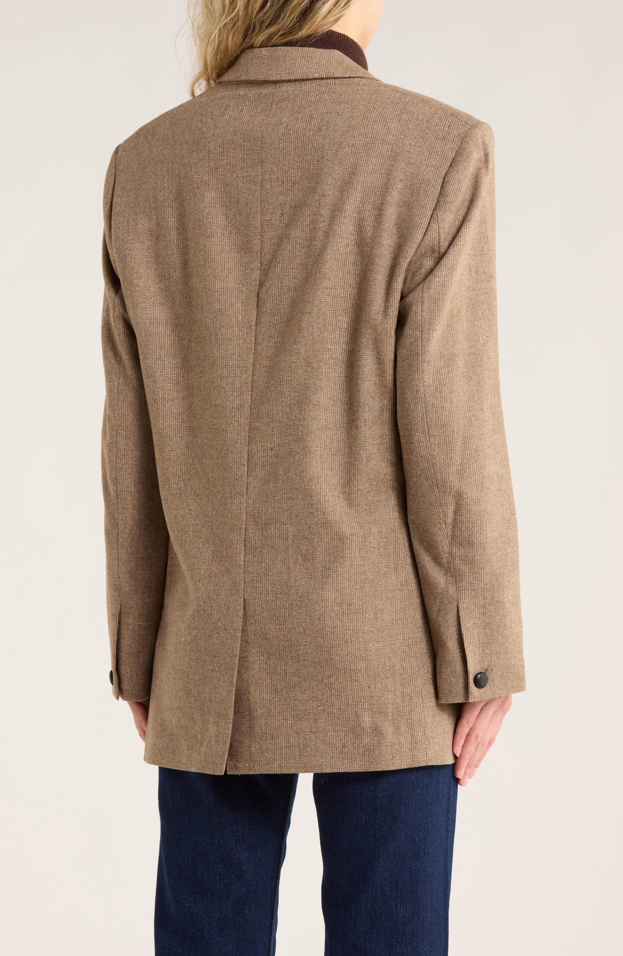 Odessa Plaid Wool Blend Blazer - image 2