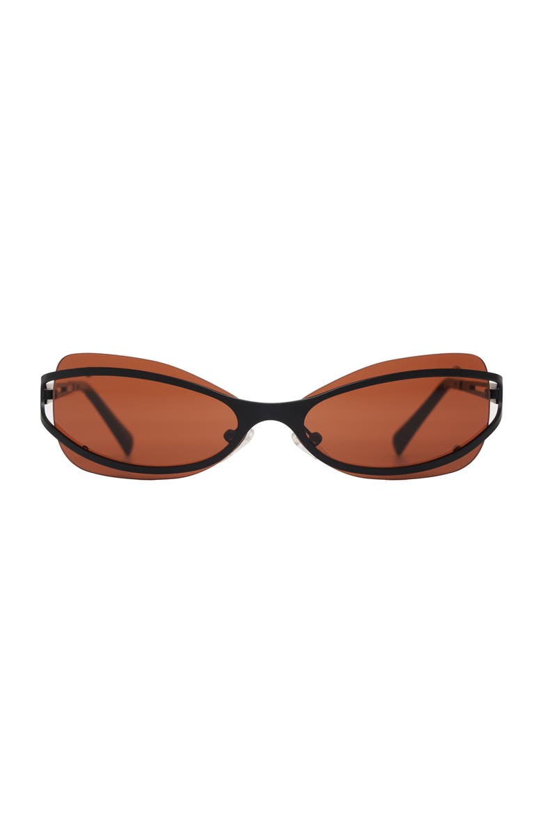 BRU Eyewear Cannon Sunglasses 59mm, Main, color, Cedar
