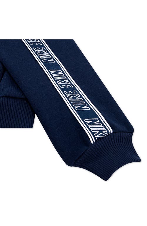 Nike Kids' Logo Taping Hoodie & Cargo Joggers Set In Blue