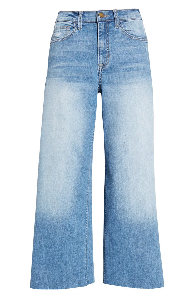 SP Black Crop Wide Leg Jeans, Alternate, color, 