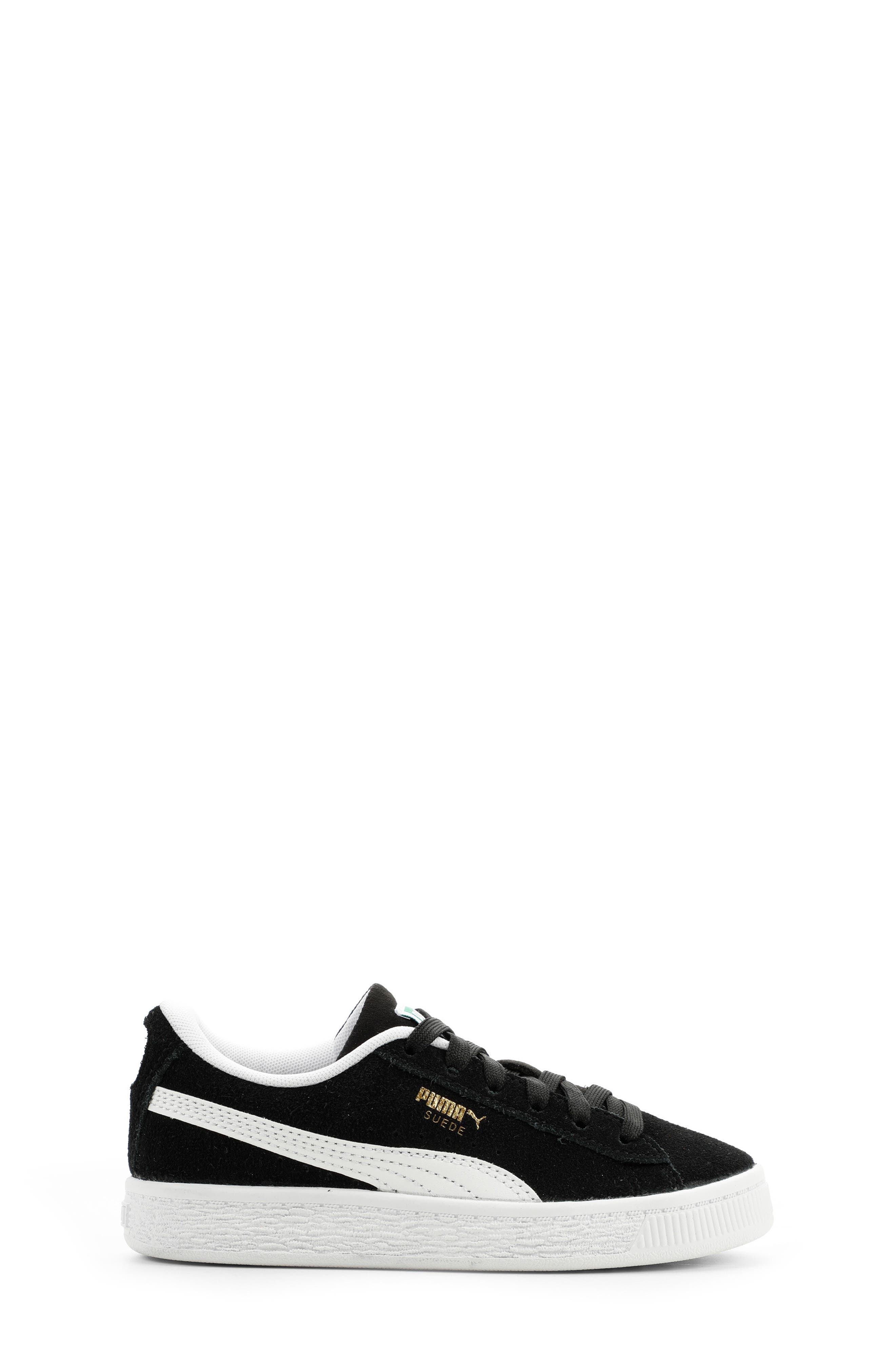 Kids' Suede Classic Sneaker, Alternate, color, PUMA BLACK/ PUMA WHITE