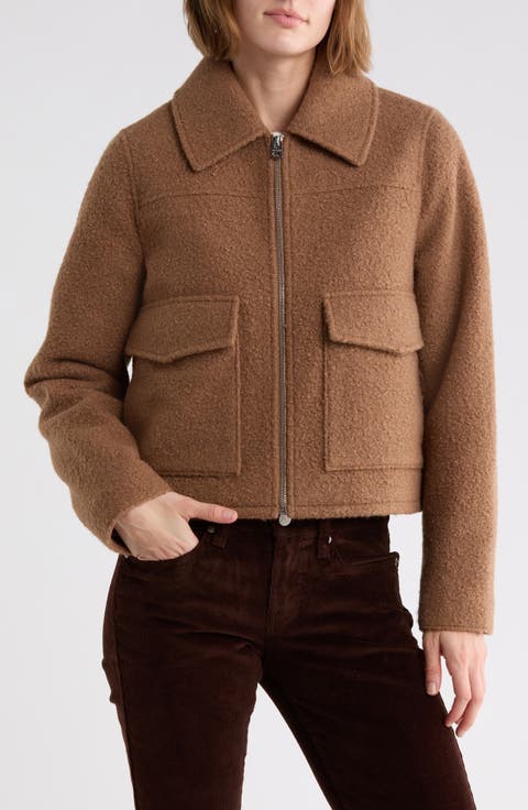 Zip Front Cropped Jacket