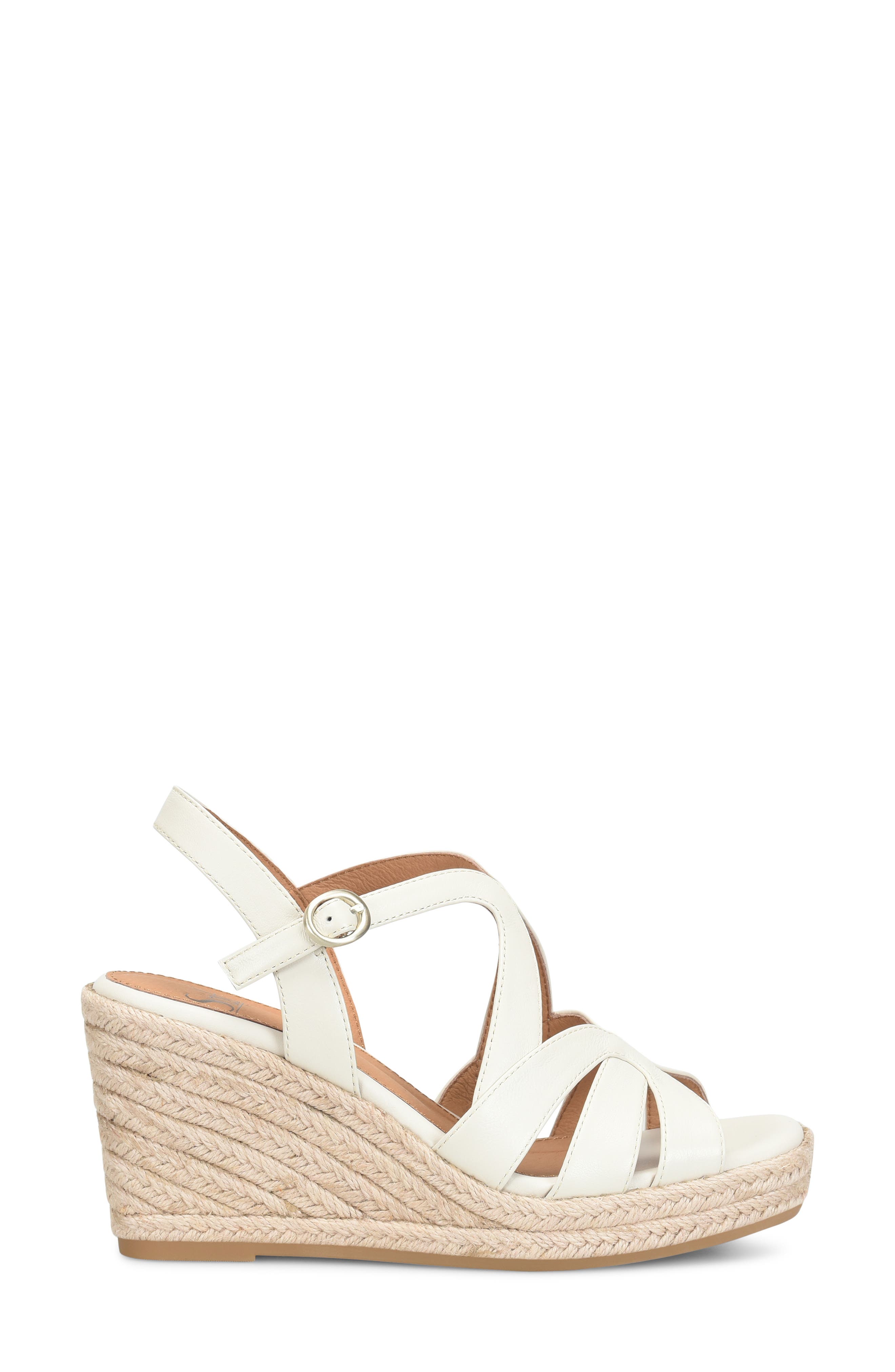 Söfft Norma Slingback Espadrille Platform Wedge Sandal, Alternate, color, 