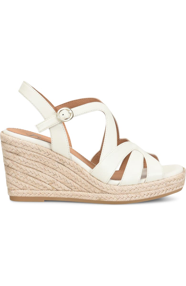 Söfft Norma Slingback Espadrille Platform Wedge Sandal, Alternate, color,