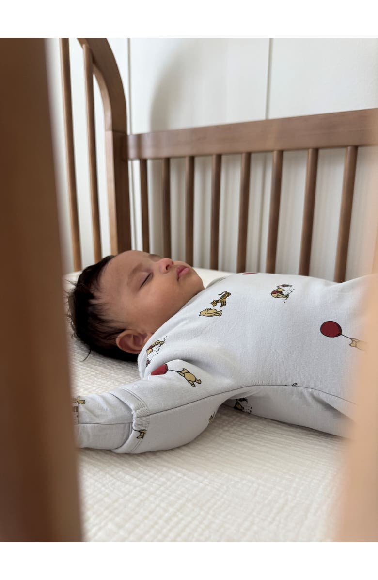 gunamuna Unisex Baby Long Sleeve Transitional Swaddle Sleep Sack, Easy Diaper Changes, 2.5 TOG, Alternate, color, Pooh