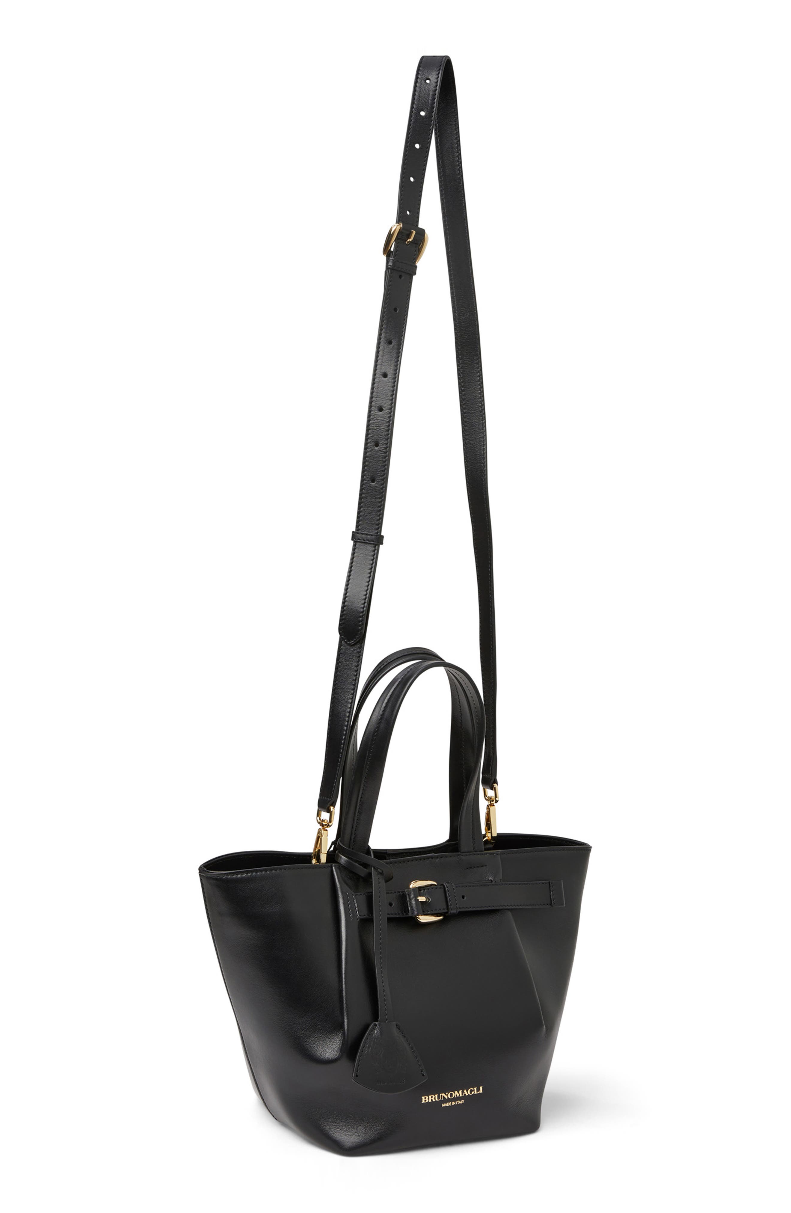 Bruno Magli Tessa Mini Leather Satchel, Alternate, color, 