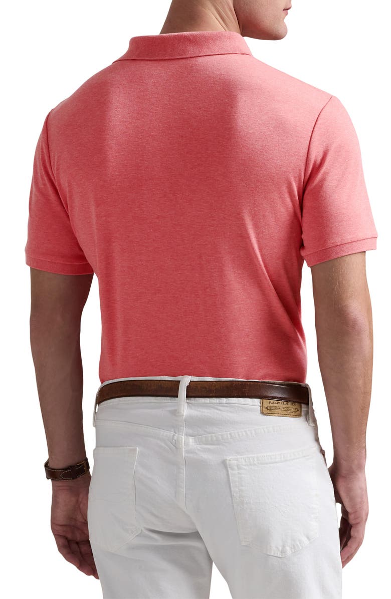 Polo Ralph Lauren Classic Fit Solid Red Cotton Jersey Polo, Alternate, color,