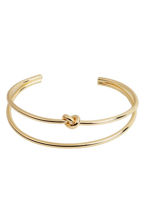 Double Knot Cuff Bracelet
