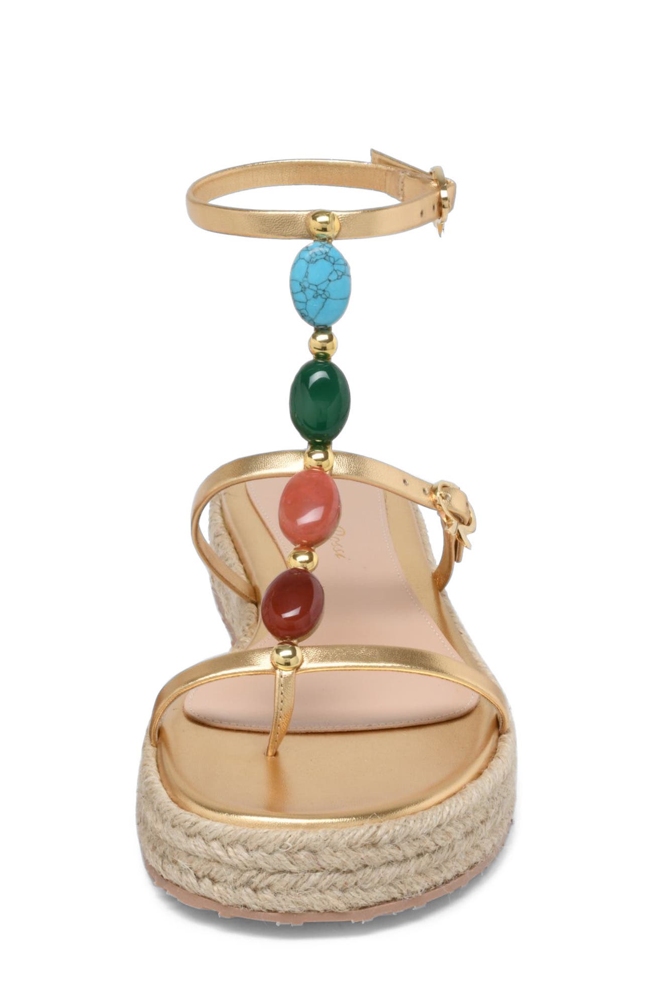 Gianvito Rossi Shanti Beach Sandals, Alternate, color, 