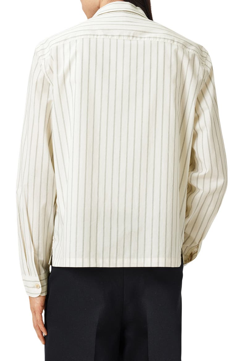 Stanley Stripe Button-Up Shirt, Alternate, color, SOAP WHITE