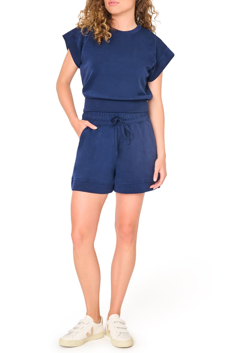 Cloud Scuba Everywhere Drawstring Shorts, Alternate, color, NAVY