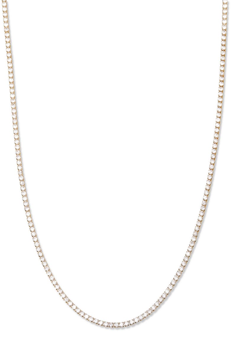 Brook and York Isabella Mini Tennis Necklace, Main, color, 
