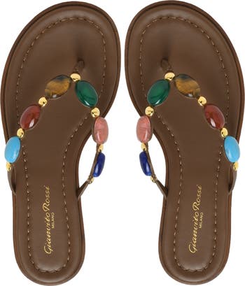 【Gianvito Rossi】ジャンヴィト・ロッシ /SHANTI THONG 05 Flats SHANTI THONG 05 | Gianvito Rossi