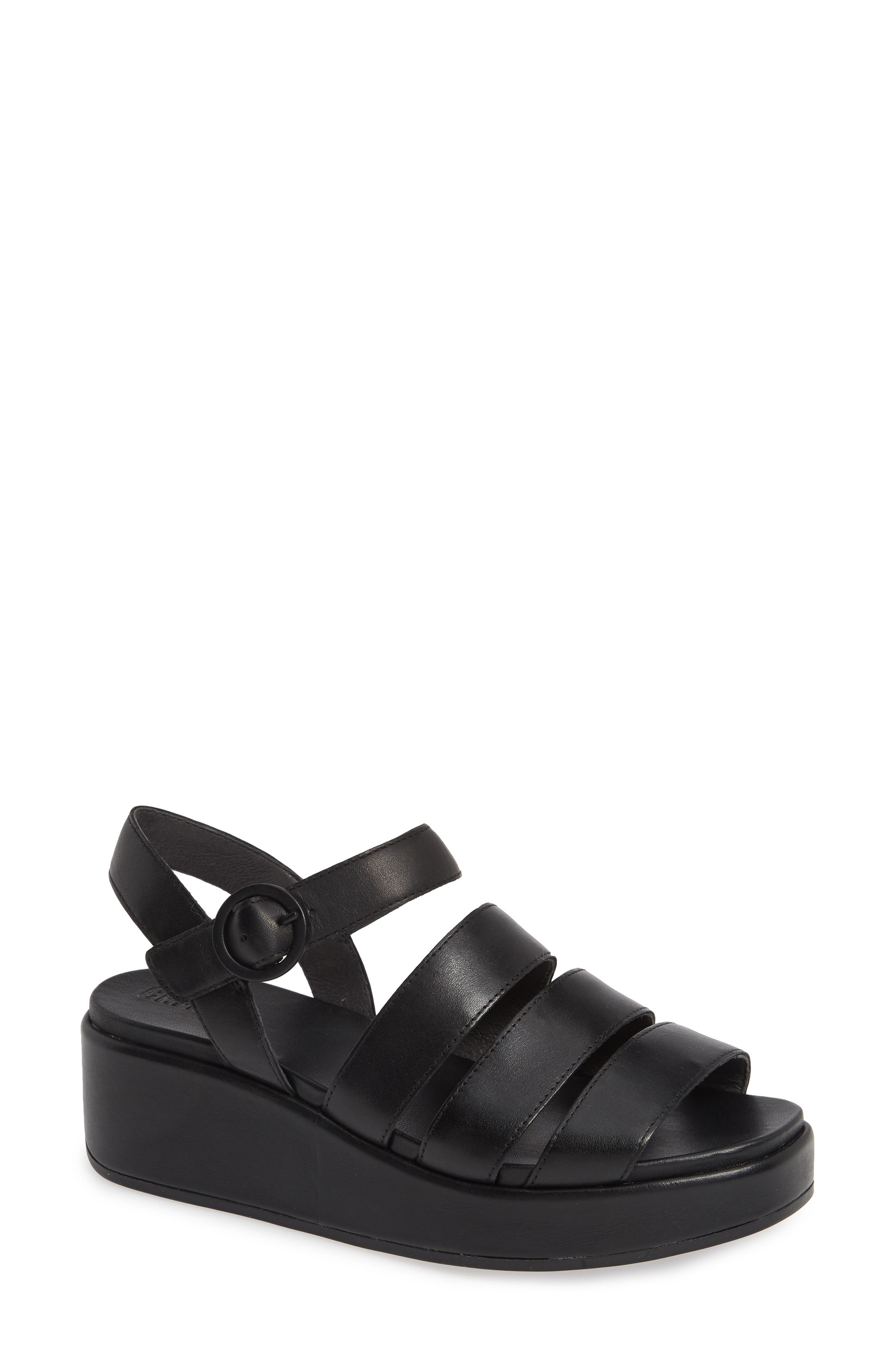 Camper Misia Platform Wedge Sandal, Main, color, 