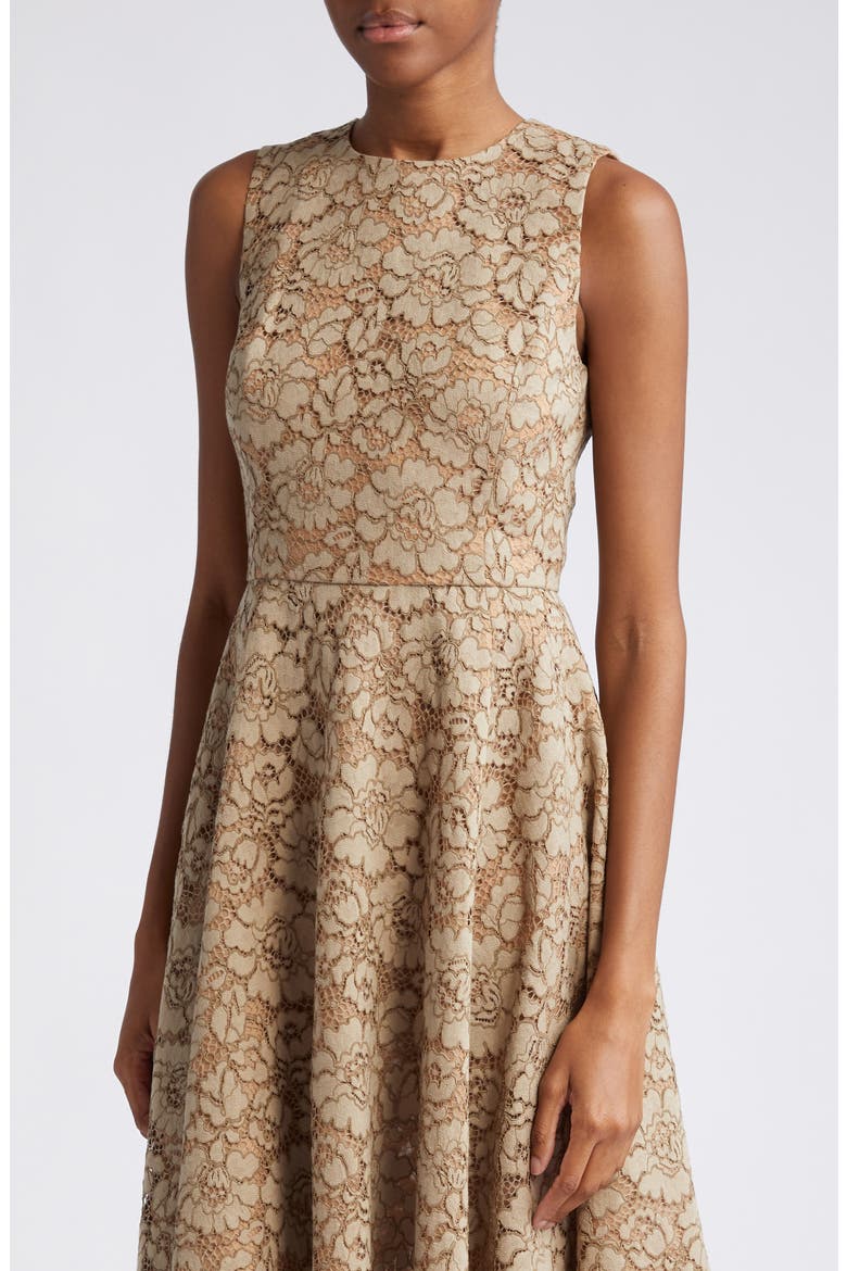 michael kors floral medallion lace dress Michael Kors Collection Floral Lace Short Dress