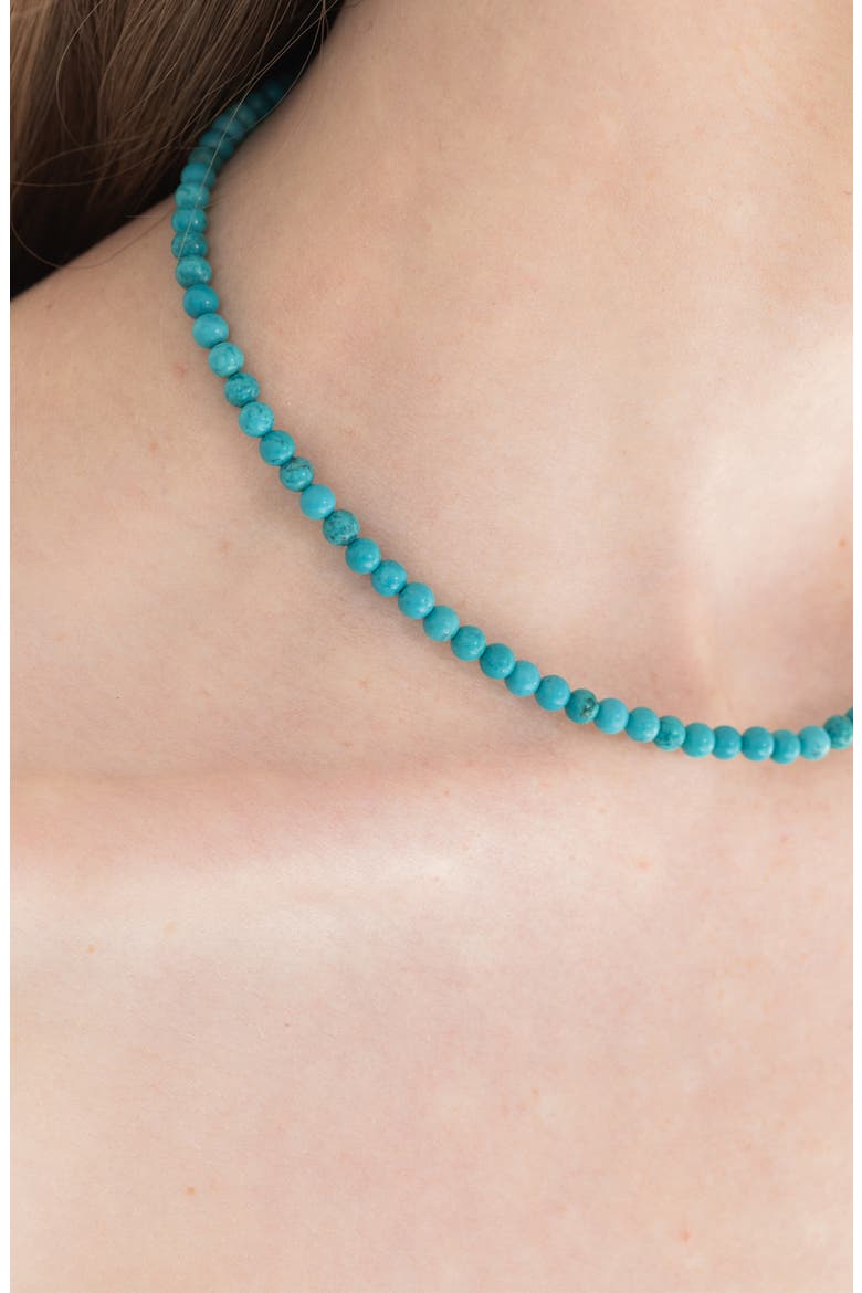 Ersa Semiprecious Stone Necklace, Alternate, color, TURQUIOISE