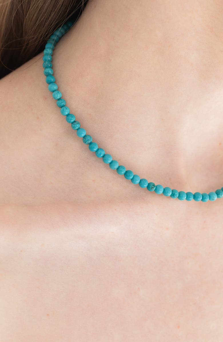 Jennifer Behr Ersa Semiprecious Stone Necklace, Alternate, color, Turquioise