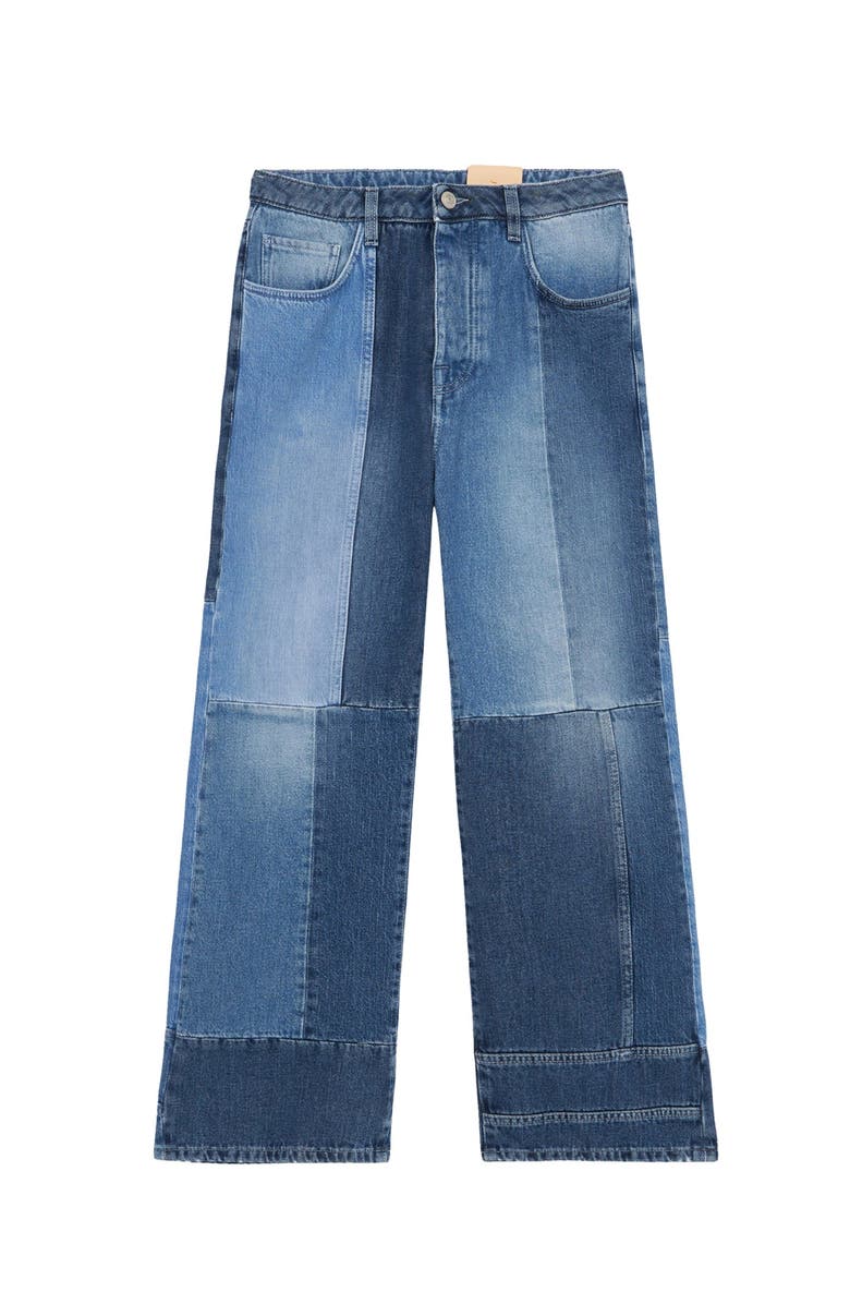 Fortela Joleen 5-Pocket Patchwork Trousers, Main, color, D999