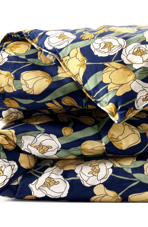 Lands' End 400 Thread Count Premium Supima Cotton No Iron Sateen Comforter In Multi