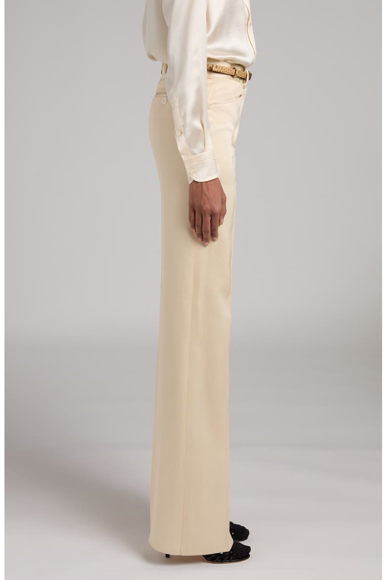 Silk & Virgin Wool Trousers, Alternate, color, AW040 CHAMPAGNE