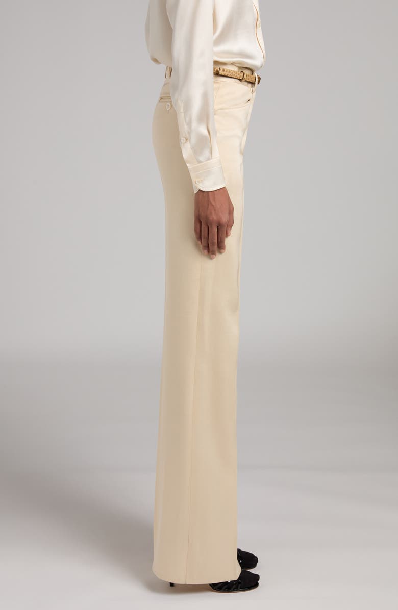 TOM FORD Silk & Virgin Wool Trousers, Alternate, color, Aw040 Champagne