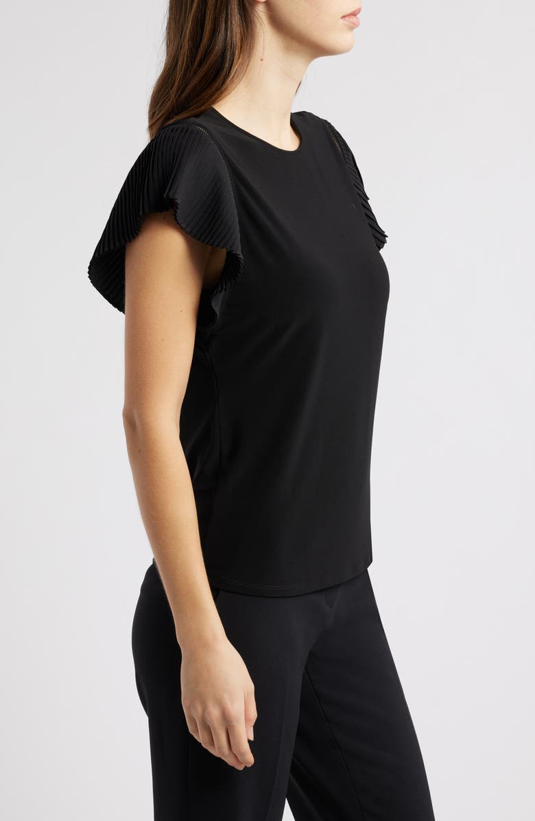 Anne Klein Pleated Sleeve Top, Alternate, color,