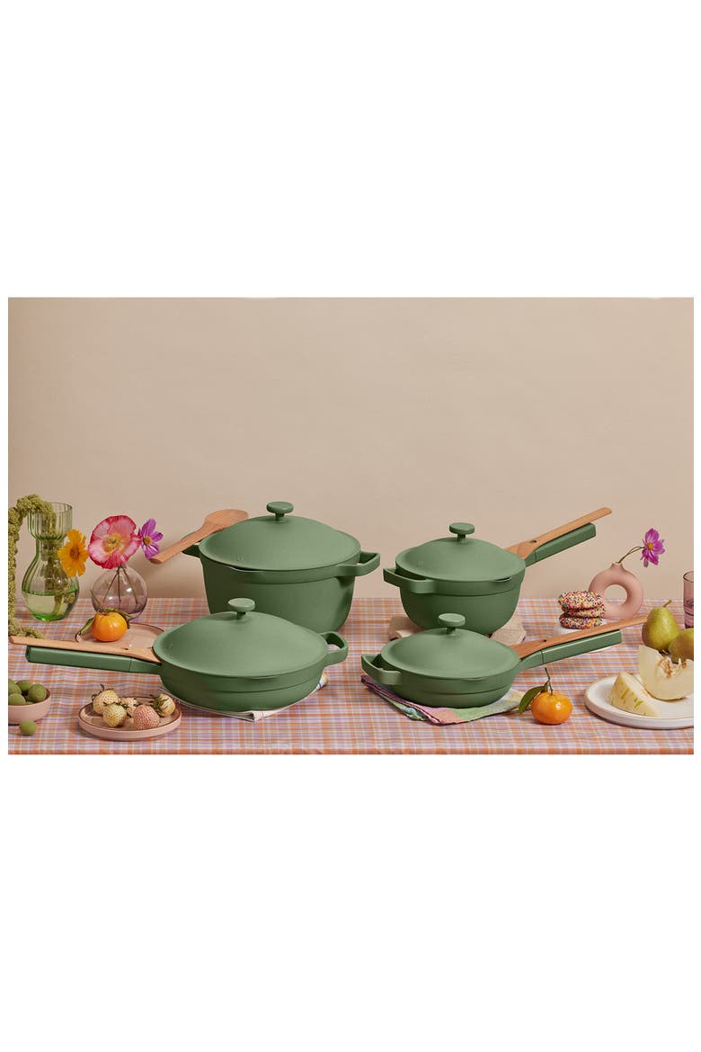 4-Piece Cookware Set, Alternate, color, SAGE