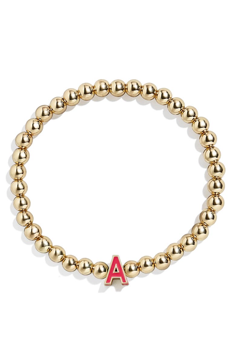 BaubleBar Alpha Pisa Beaded Stretch Bracelet, Main, color, 