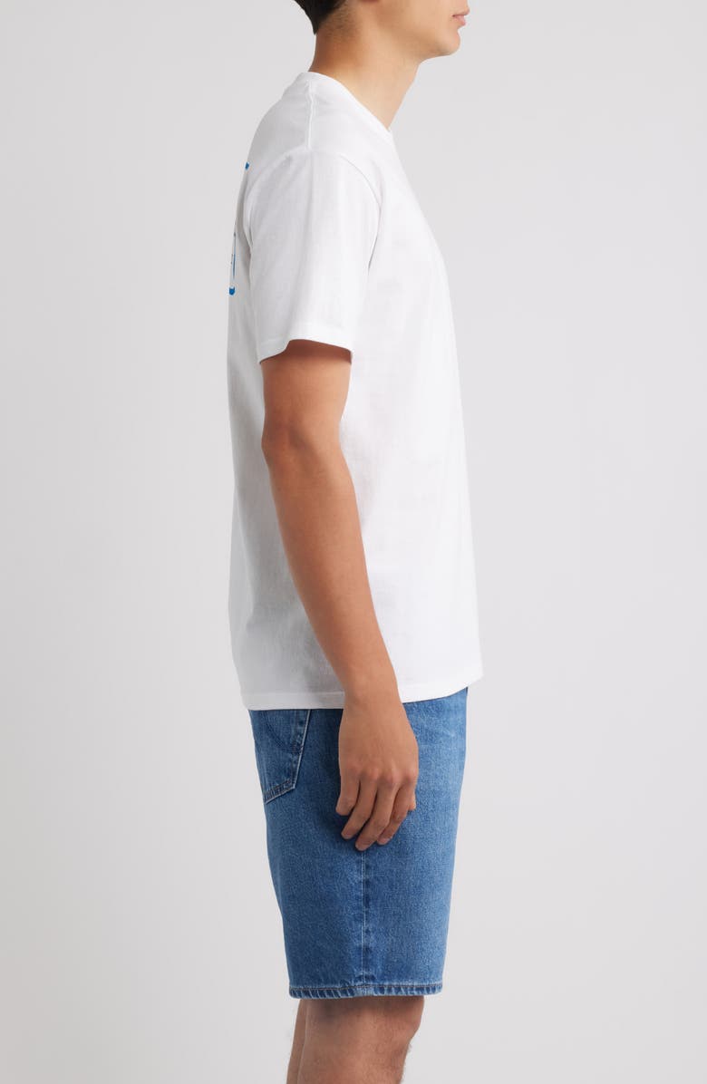Brixton Grade Graphic T-Shirt, Alternate, color, White/Washed Black/Medium Blue