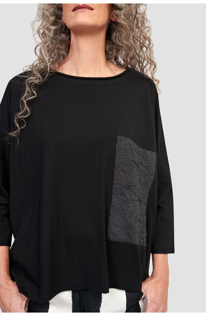 Alembika Boxy tee with oversized patch pocket, Alternate, color, 