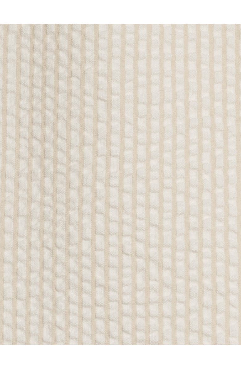 KENDI by Colored Organics Organic Mato Seesucker Romper, Alternate, color, Dune Stripe