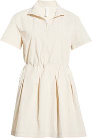 Zella Nylon Pleated Fit & Flare Dress