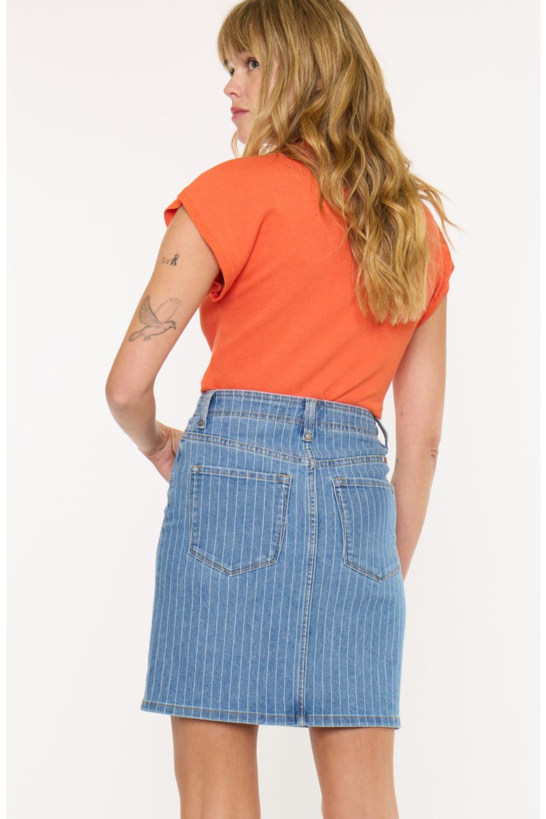 Moira Mid Rise Skirt, Alternate, color, Medium Wash
