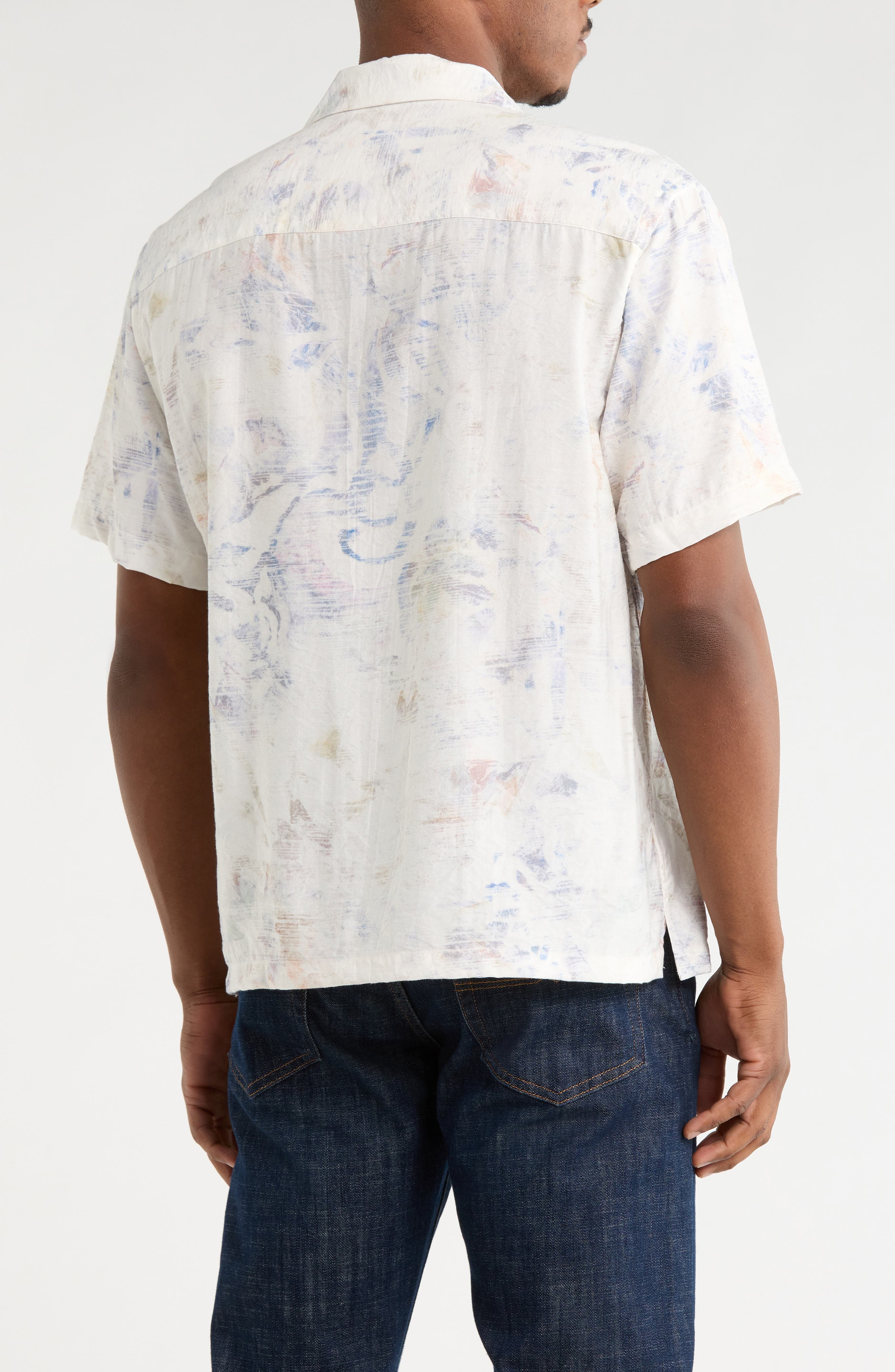 Abstract Print Camp Shirt - image 2