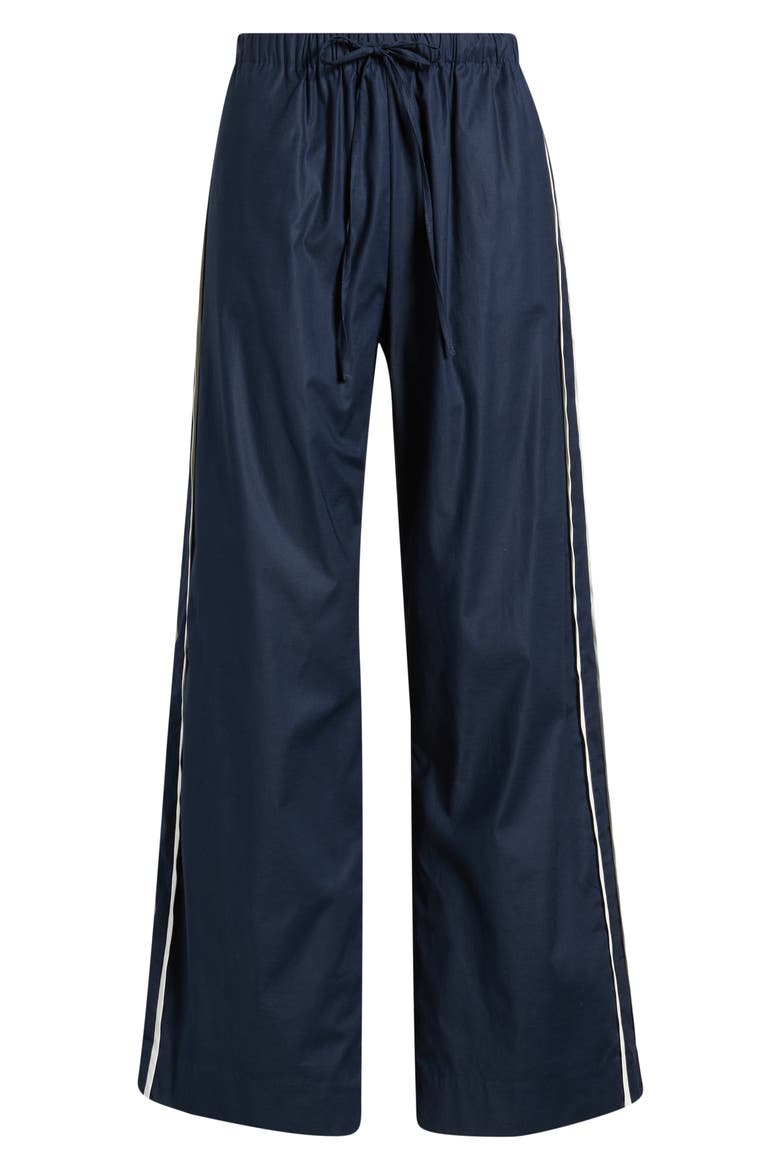 Julien Wide Leg Poplin Pants, Alternate, color, MIDNIGHT