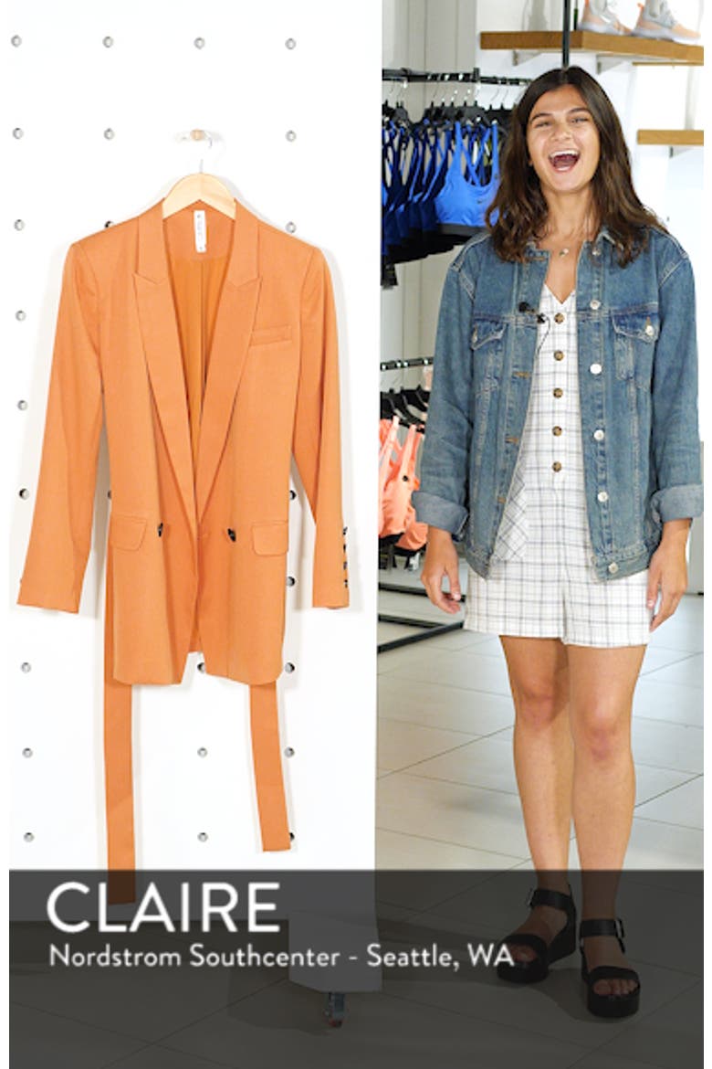 Belted Blazer video