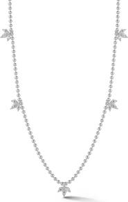 SPHERA MILANO Leaf Station Necklace
