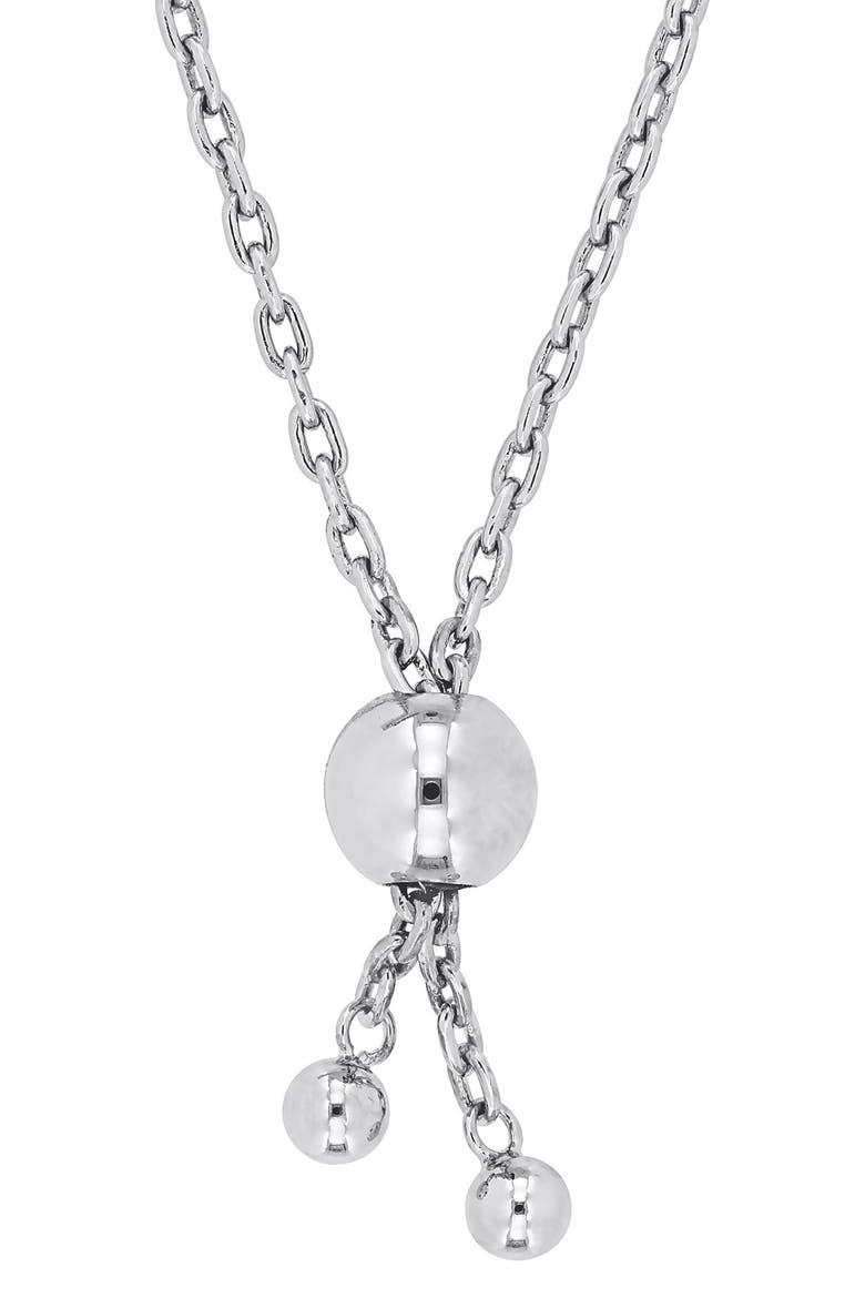 Lab Created Moissanite Bangle Bracelet, Alternate, color, WHITE