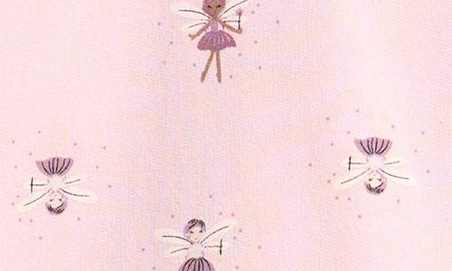 Pl Baby By Petit Lem Fairy Peter Pan Top, Leggings & Headband Set In Pink