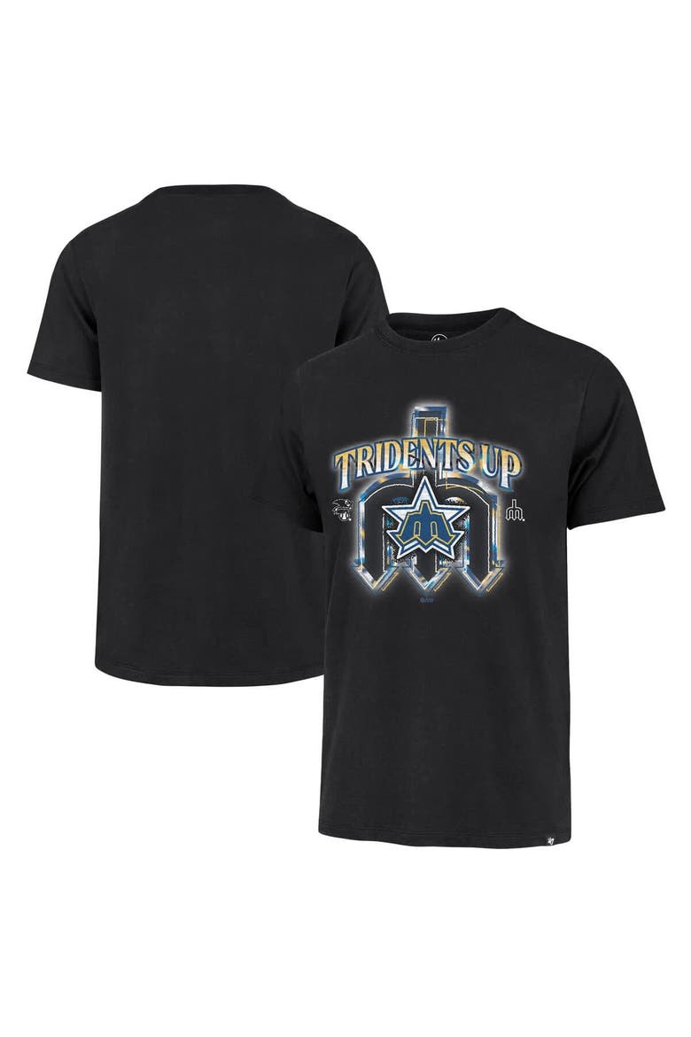 Men's '47  Black Seattle Mariners Regional Franklin T-Shirt, Main, color, Black