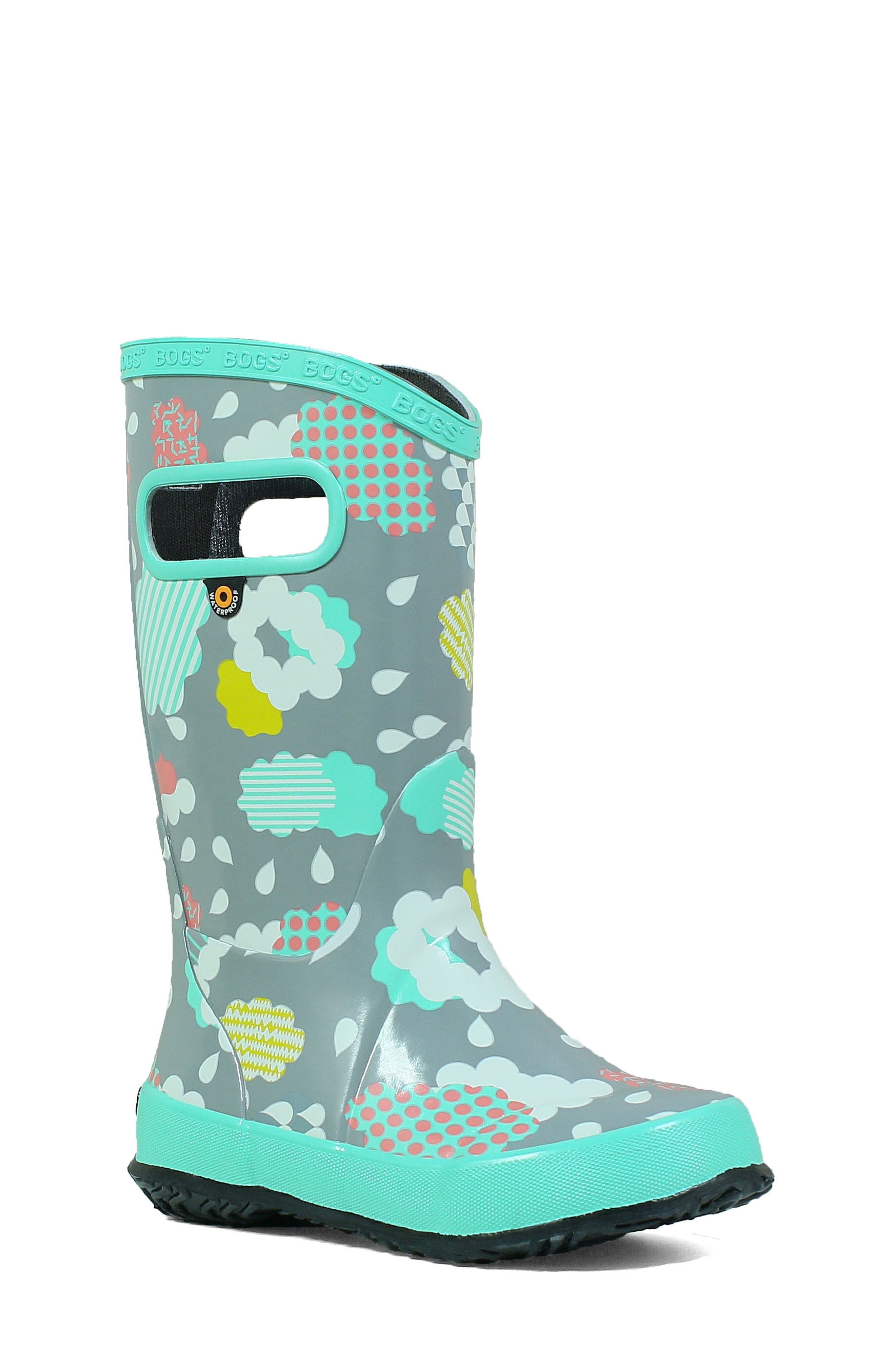 Bogs Clouds Waterproof Rain Boot, Main, color, 