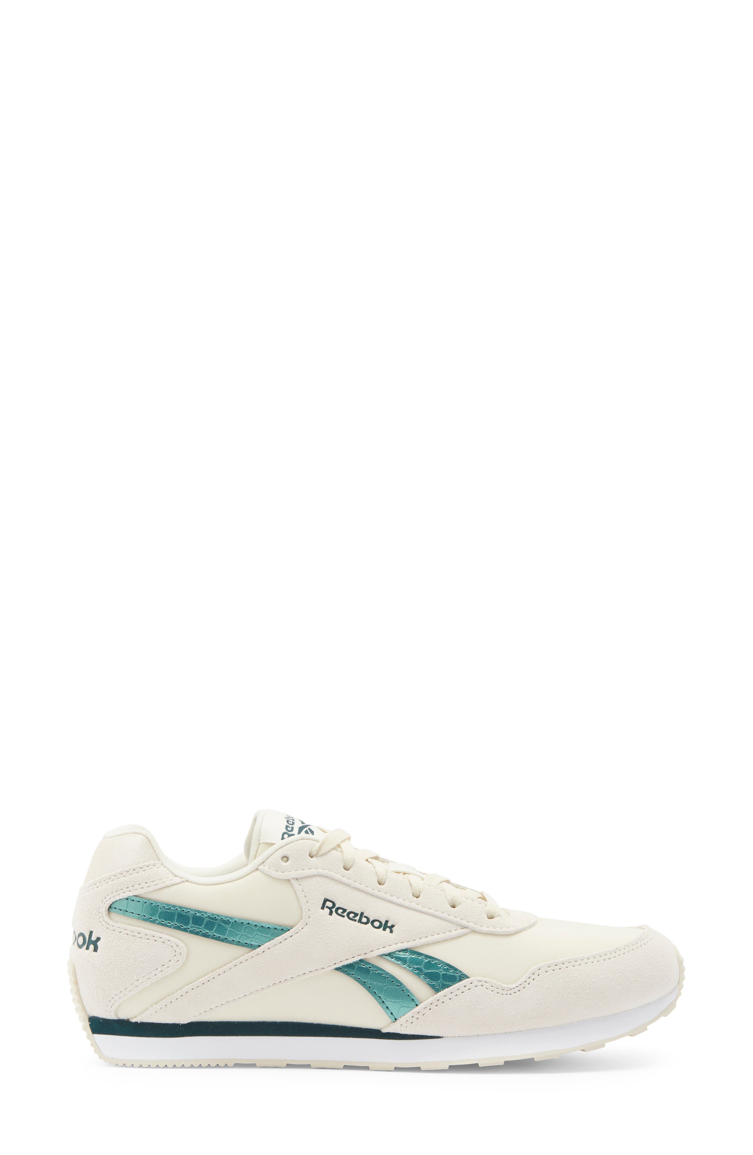 Reebok Glide Sneaker, Alternate, color, Alabaster/Metalgreen/Ftwrwhite