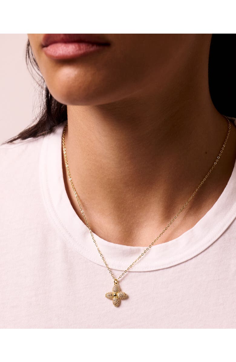 Electric Picks Showstopper Clover Necklace, Alternate, color, 