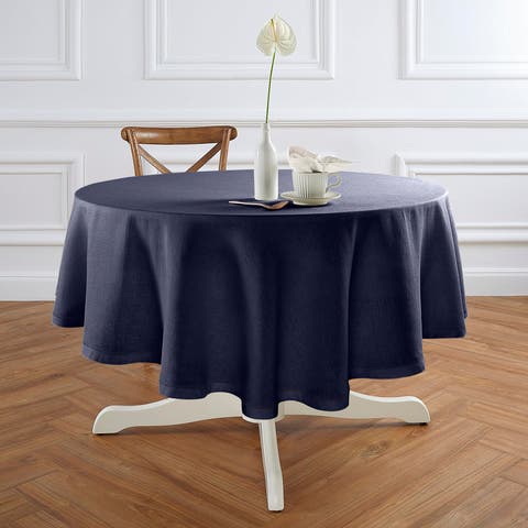 Linen Round Tablecloth - Sonoma Hemstitch