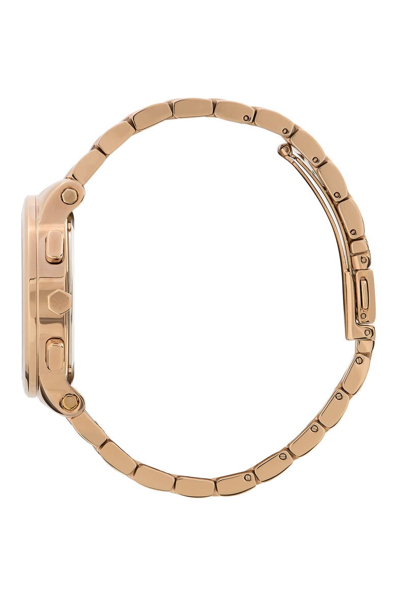 Sports Luxe Bracelet Watch, 38mm, Alternate, color, ROSE GOLD/ GOLD