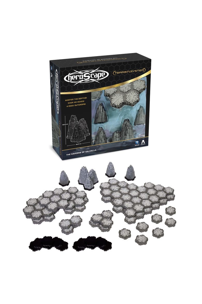 Heroscape, The Caverns of Valhalla Terrain Expansion, Alternate, color, Multicolored