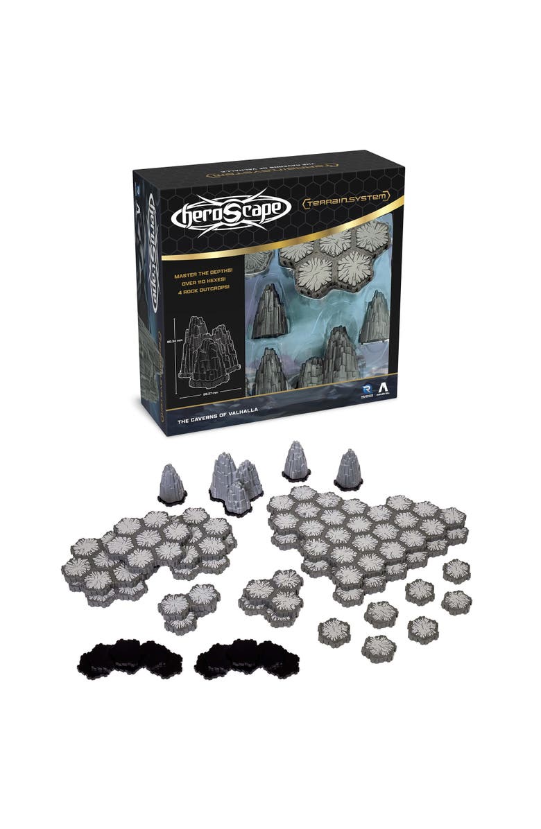 Renegade Game Studios Heroscape, The Caverns of Valhalla Terrain Expansion, Alternate, color, Multicolored