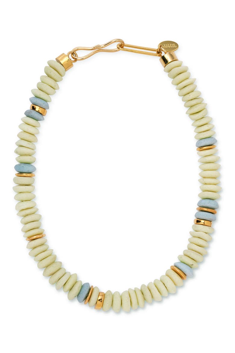 Laguna Beaded Necklace, Main, color, WHITE