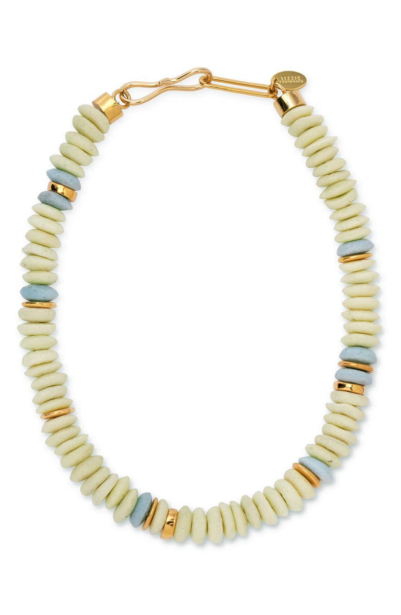 Lizzie Fortunato Laguna Beaded Necklace, Main, color, 