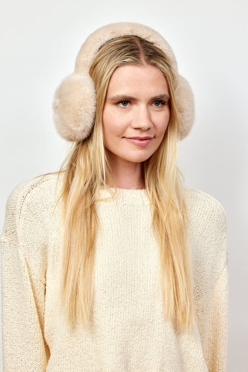 Hat Attack Faux Fur Earmuff In Brown
